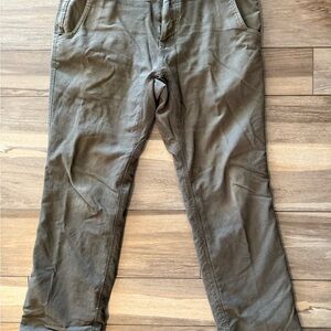 Mountain Khaki Flannel Lined Gray Pants